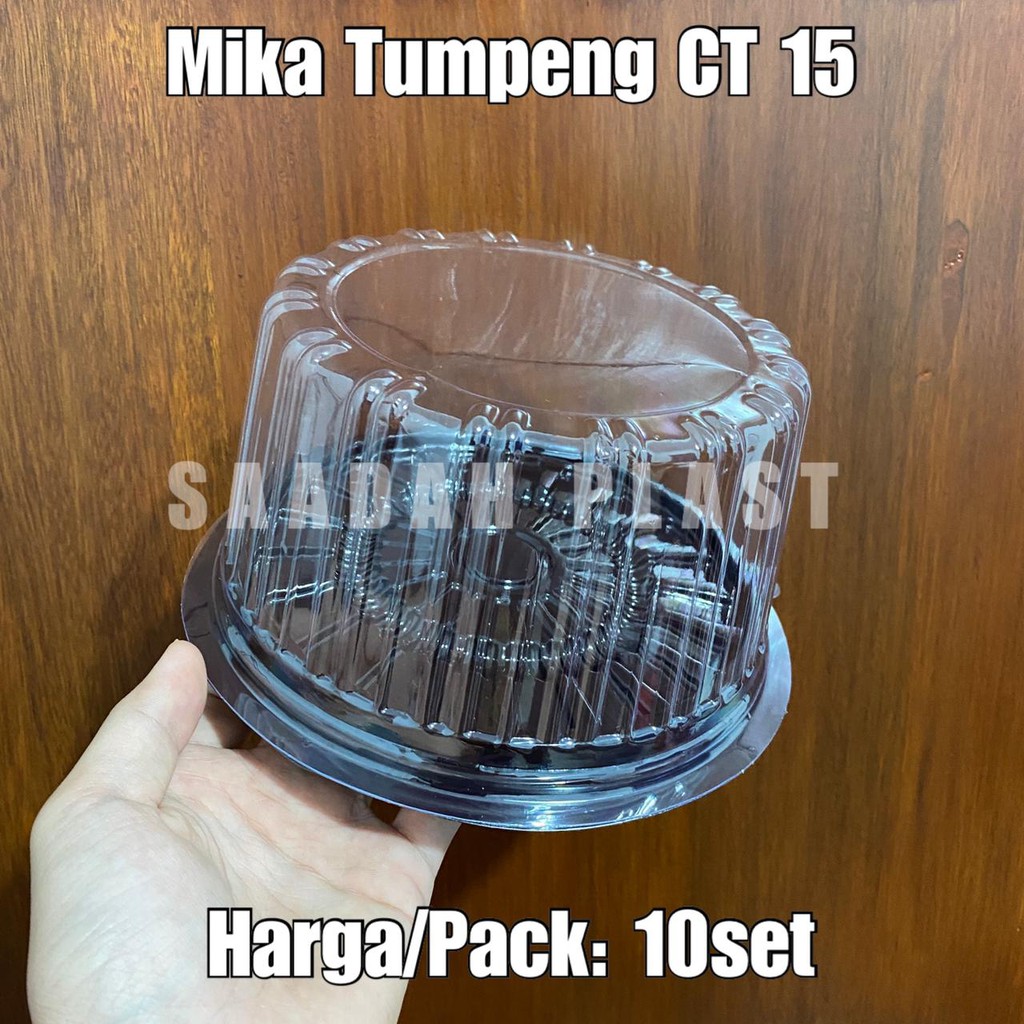 (ISI 10) Mika Tumpeng Mini CT15/ CT-15 / CT 15 Mika bolu bulat / Tempat puding