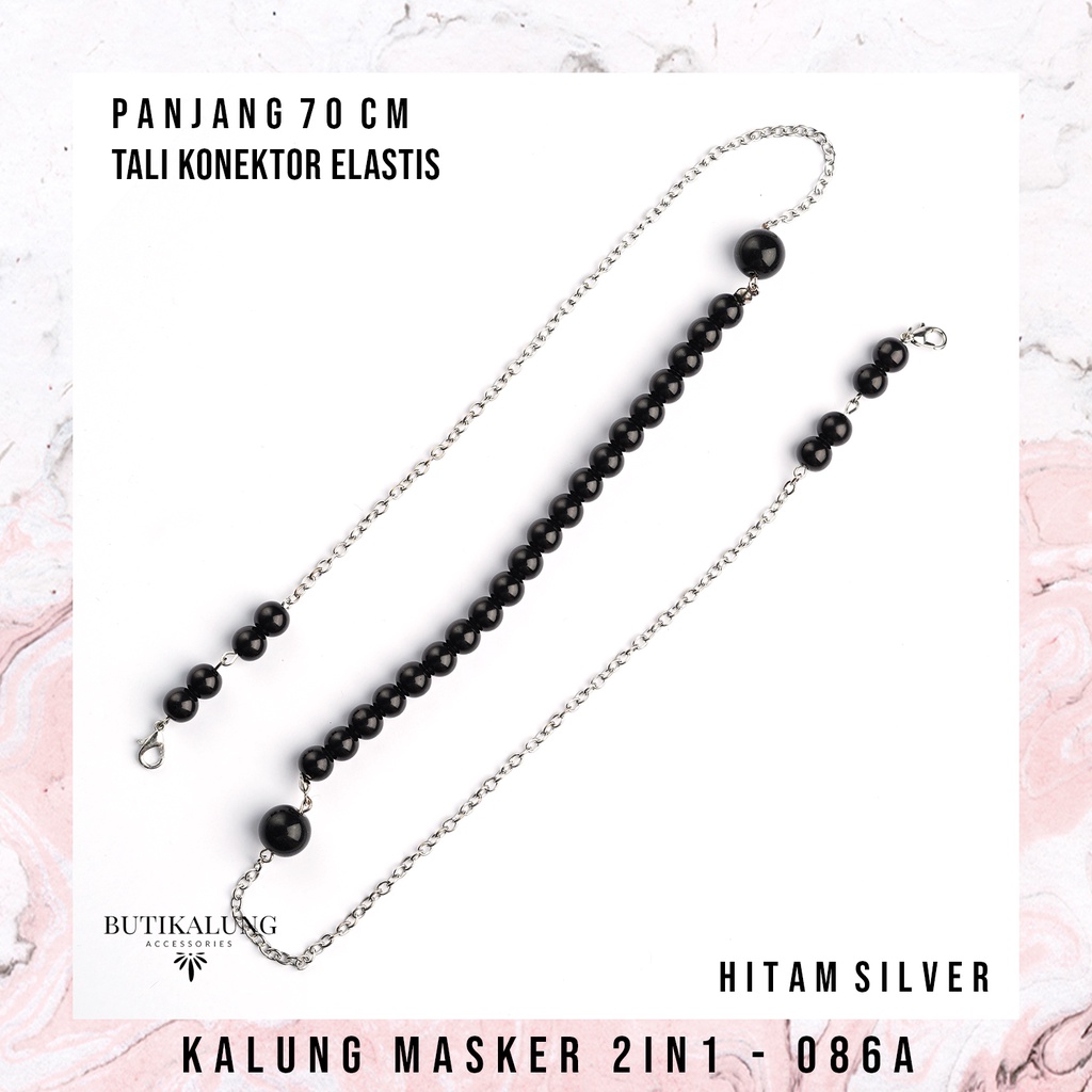 Strap Masker 2in1 Konektor Masker – Kalung Masker – Tali Masker – Gantungan Masker – Strap Mask 086 090