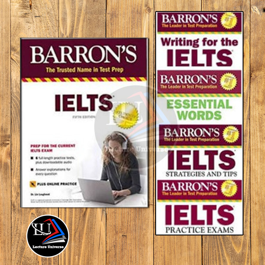 Paket 5 Buku Barron IELTS 5th Edition with Cd