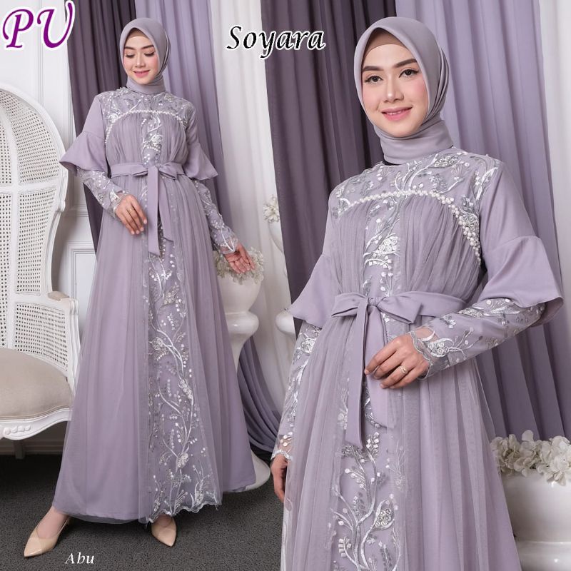 dress pesta premium terbaru MDsoyara