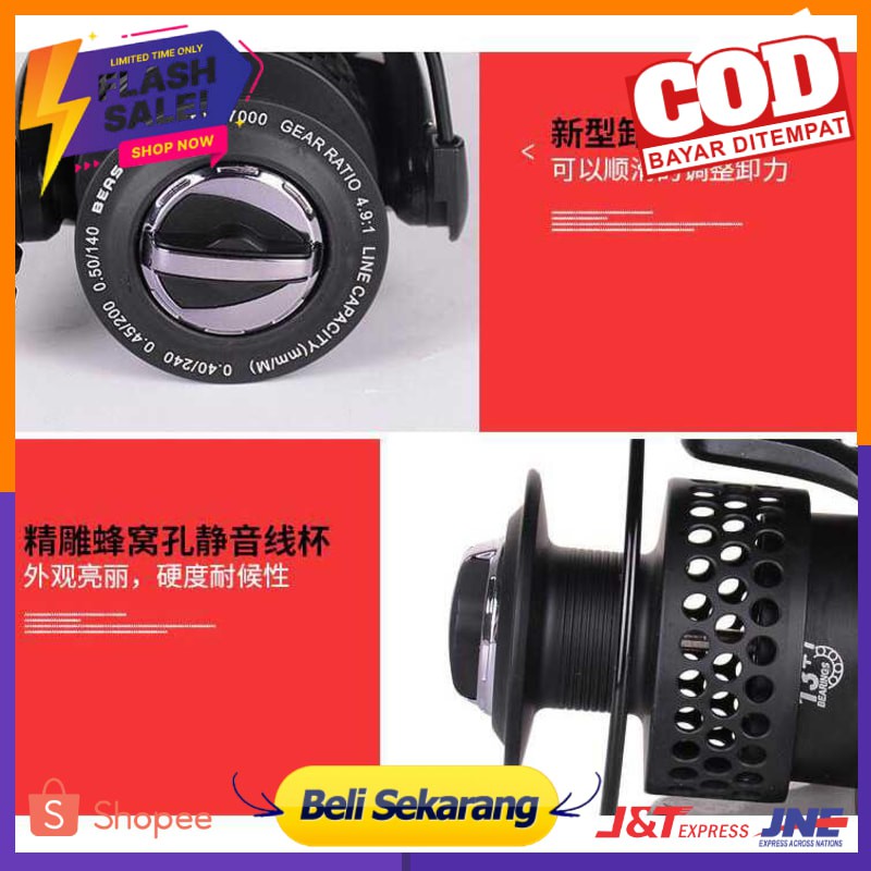 Beast King Reel Pancing BKK3000 13+1 Ball Bearing