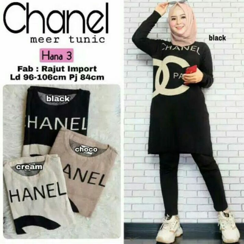 Atasan Rajut chanel import