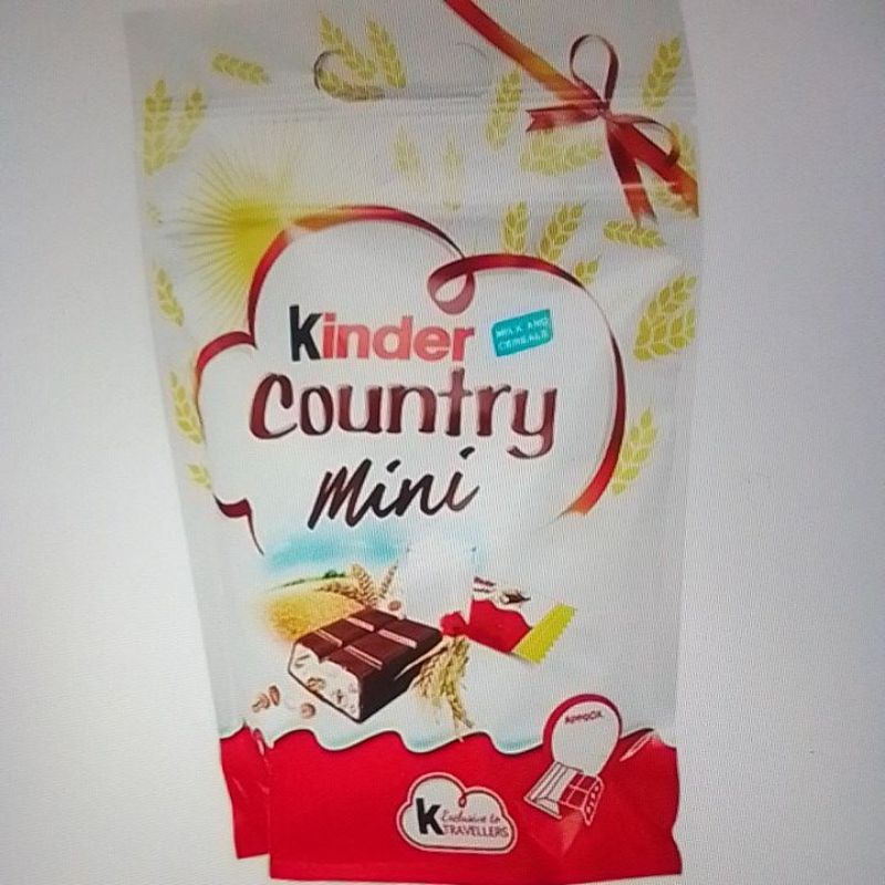 

cokelat kinder country mini T70 milk and cereals