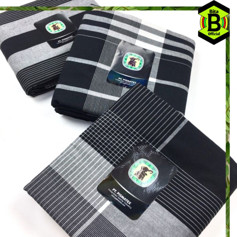 Sarung Gajah Duduk Premium Original/ Sarung Polos Gajah Duduk Premium/ Grosir Sarung Gajah Duduk/ He