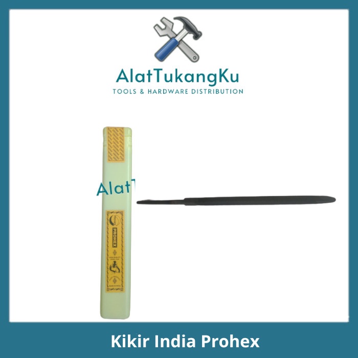 Kikir India Prohex 4" Satuan/Kikir Gergaji Besi Segitiga / Slim Taper