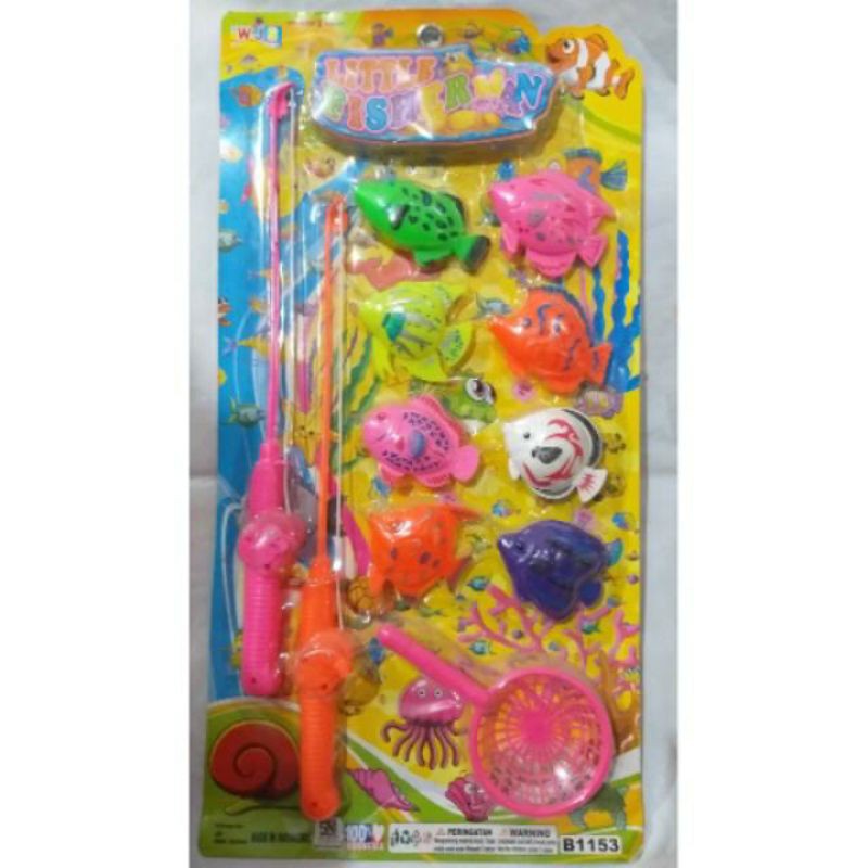 MAINAN PANCINGAN BESAR 2 KAIL 8 IKAN