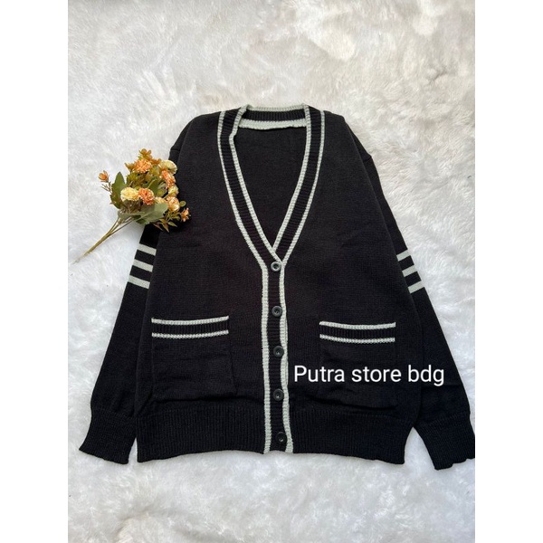 Cardigan Rajut oversize Rhine Cardi unisex Premium