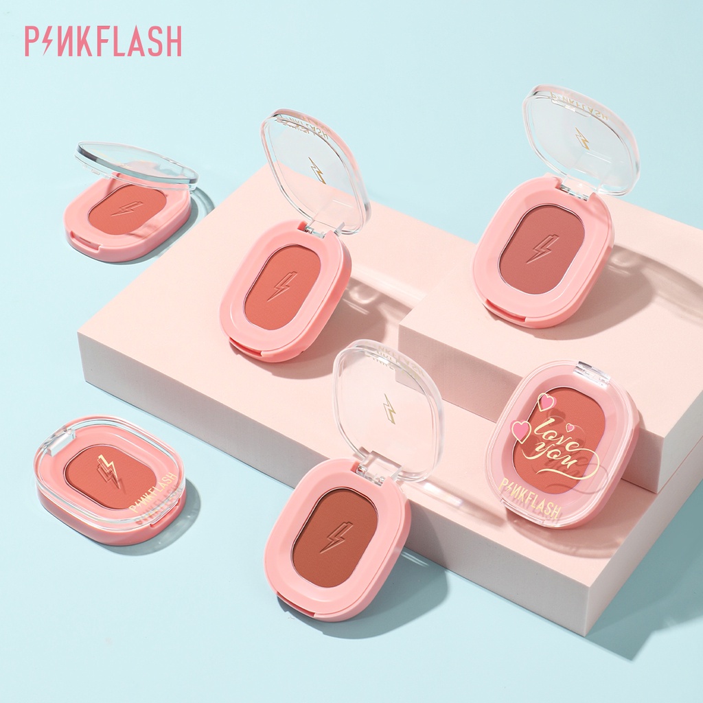 PINKFLASH Blush Soft Powder Kosmetik Blusher Cheek Makeup#OhMyHoney