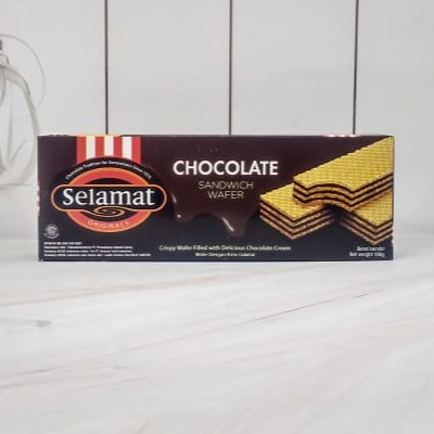 Selamat Wafer Coklat/Double Chocolate 198 g