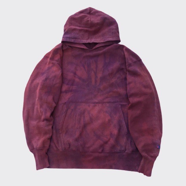 Hoodie champion vintage tie dye oversize original