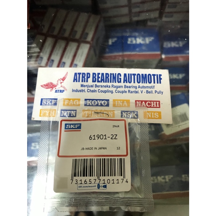 Ball Bearing 61901 2Z / 6901 Zz Skf