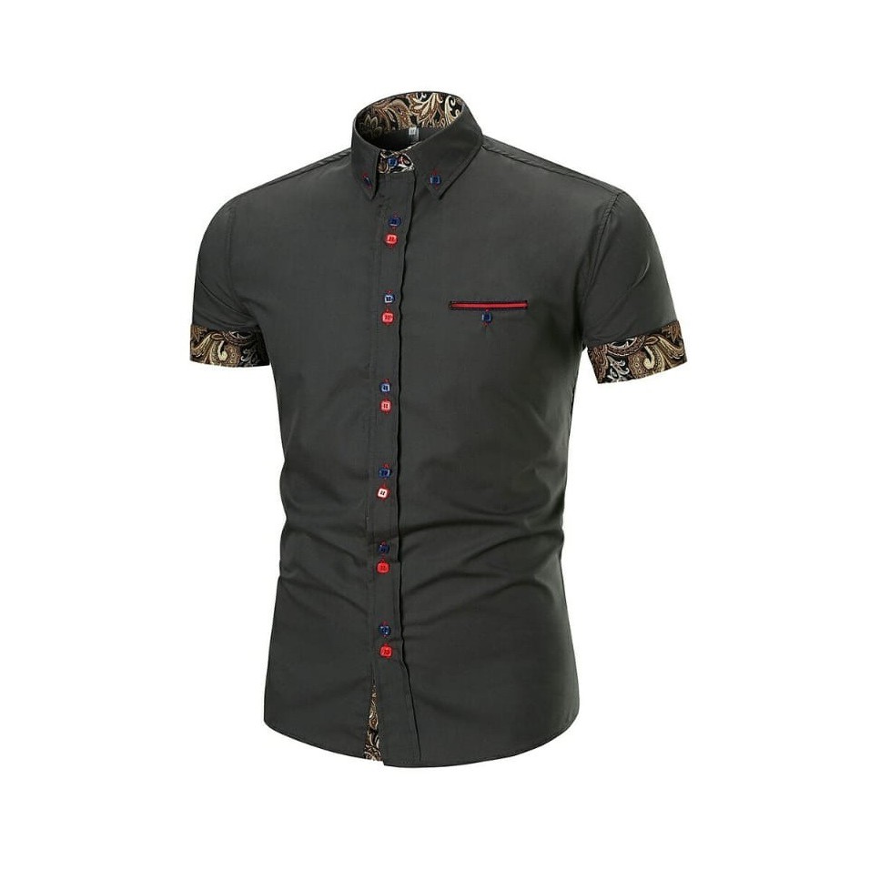 ALIPIO FASHION - KEMEJA ASGARD / kemeja pria / lengan pendek / kemeja keren / laris / keren / murah