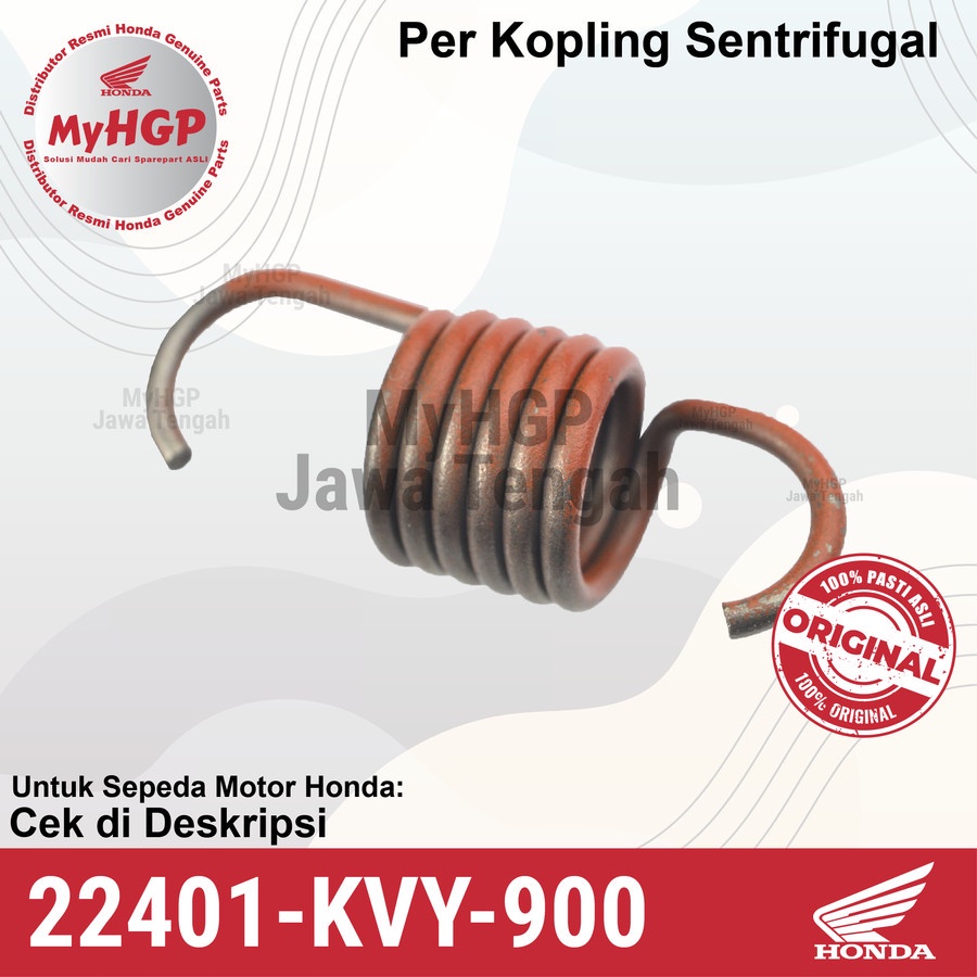 22401-KVY-900 - Spring Clutch - Per Kopling Kampas Ganda Beat Scoopy Vario 110 Genio 22401KVY900 224