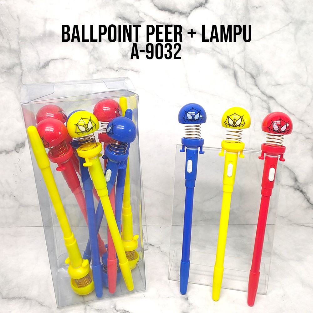 

12pcs Pulpen gel PEER Spiderman / Pulpen gel fancy A-9032