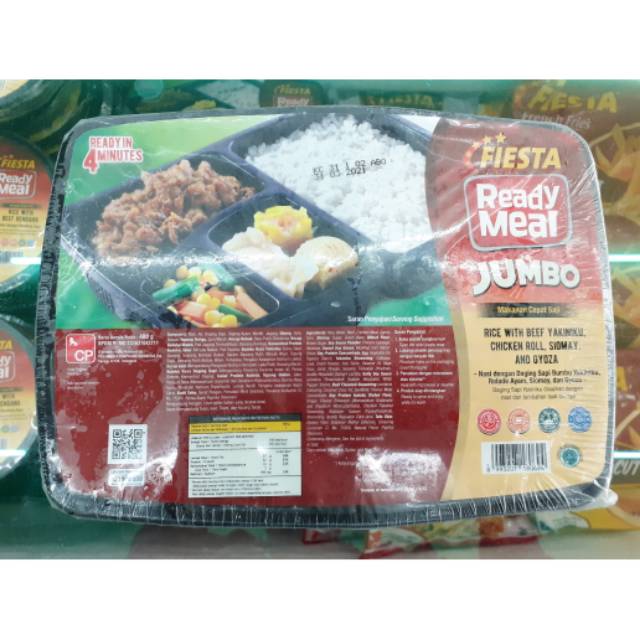 

Fiesta Ready Meal Jumbo With Beef Yakiniku,ChickenRoll,Gyoza,Sioamy