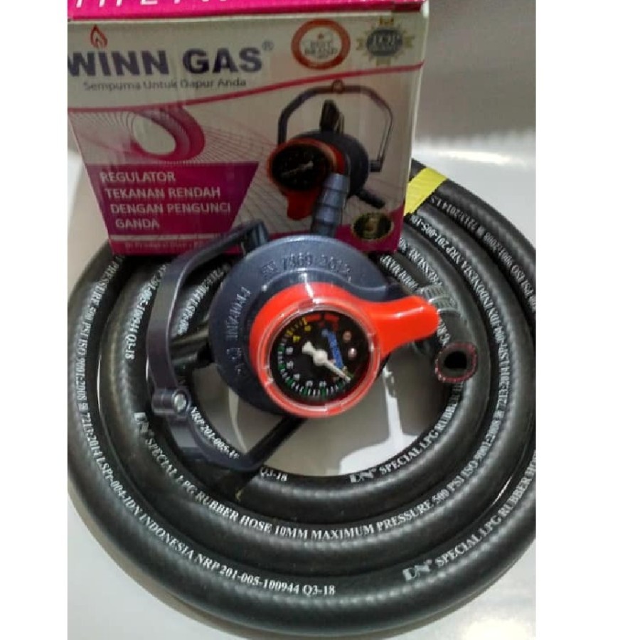 Winn  Gas ,  W 900 M , Win Gas ,  Selang Gas LPG  3 Lapis Asli Ori