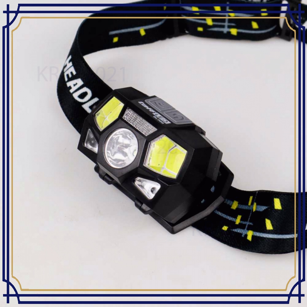TaffLED Headlamp Rechargeable USB Motion XPE+COB 10000 Lumens BL066