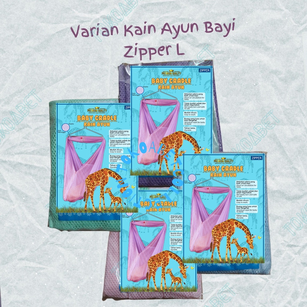 CUSTOM REQUEST Mesin Ayun WJ BABY 5 PER Hanger Segitiga PREMIUM Kain Ayun POLAR ZIPPER L Warna