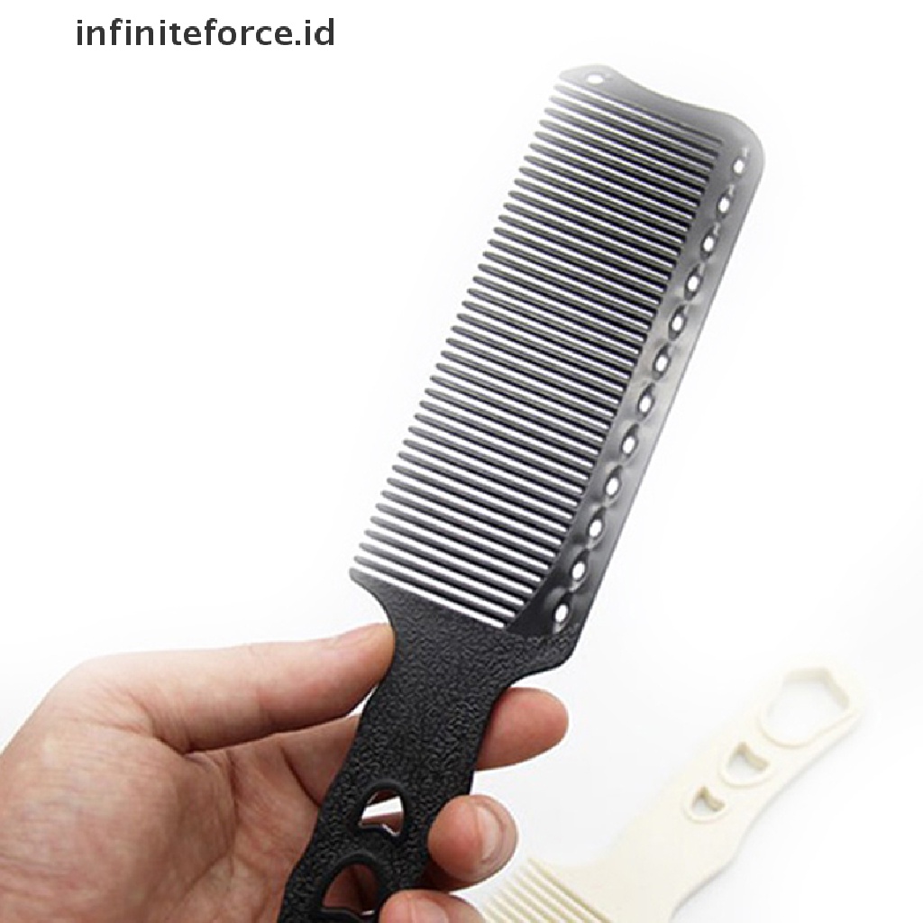 1pc Sisir Potong Rambut Model Datar Untuk Salon