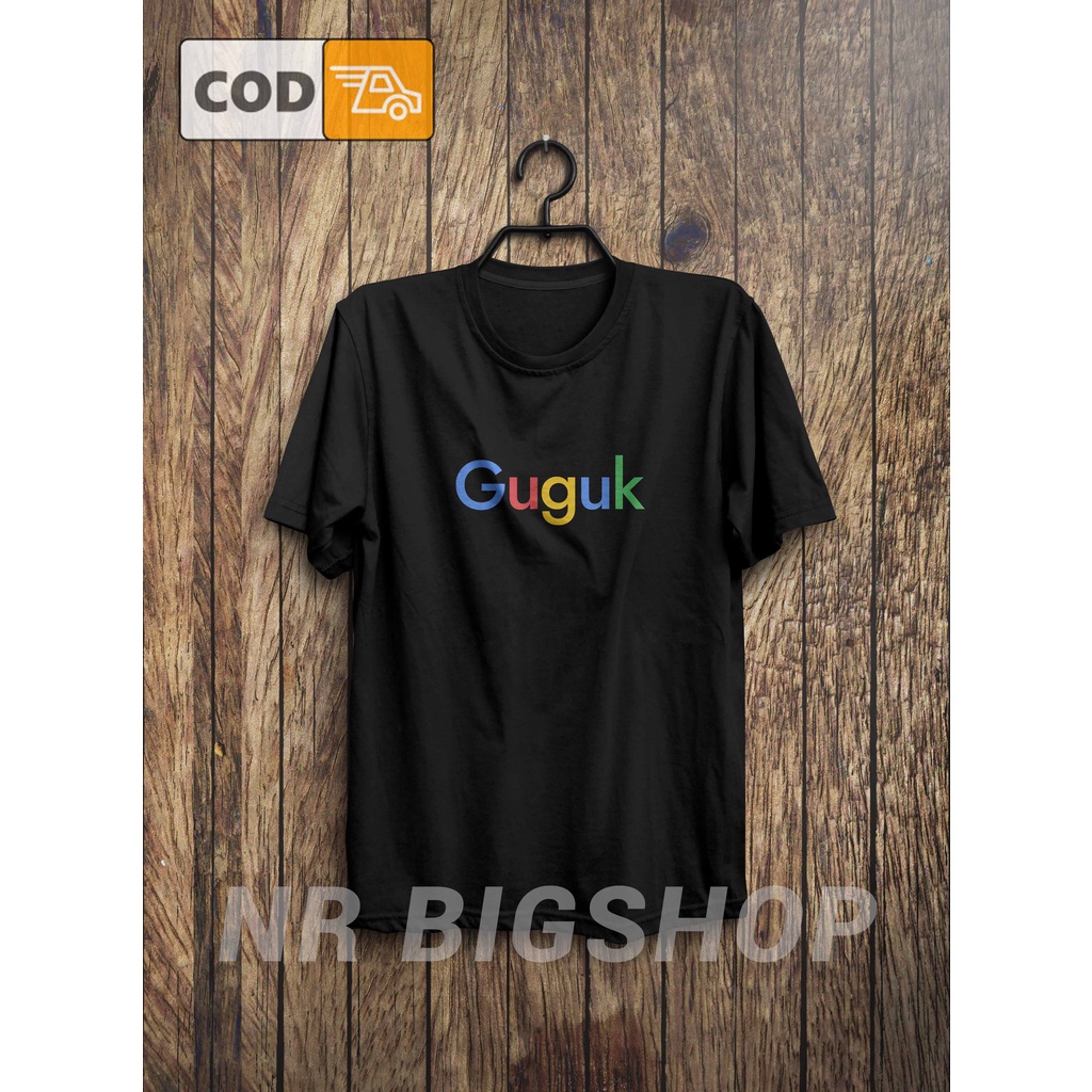 Kaos Distro Pria Kaos Outdoor Kaos Lucu Guguk Kaos Plesetan Logo Google