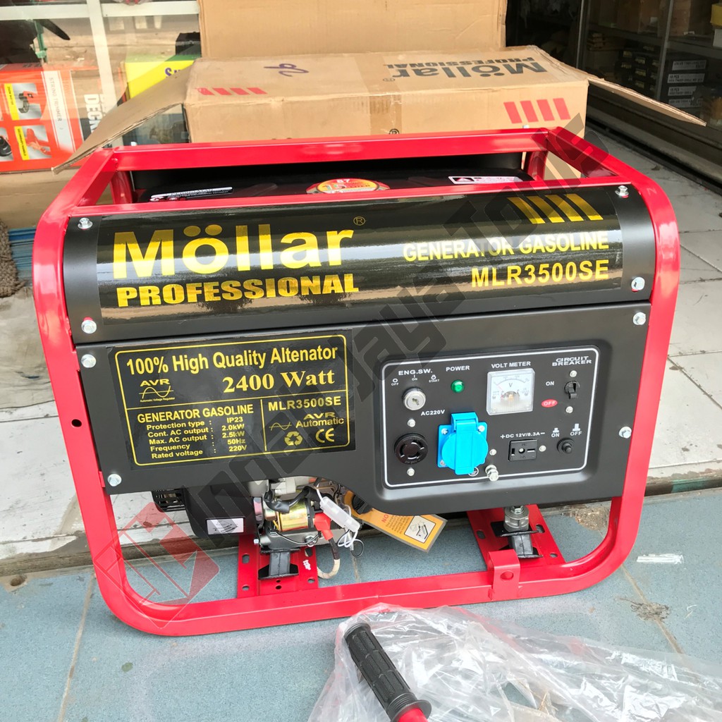 MOLLAR Genset Bensin 2200 Watt MLR 3500 SE - Generator