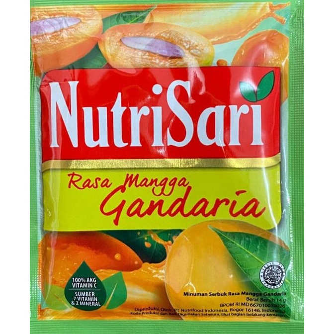 

Nutri sari sachet all varians