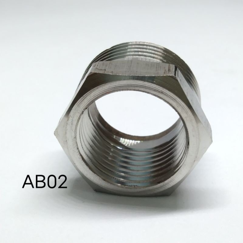 Verlop ring sok Drat luar dalam 3/4X1/2 inch AB02