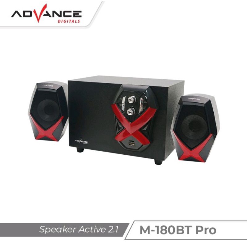 Spiker Aktif Advance M180BT PRO Speaker Aktif Bluetooth Hitam | Garansi Resmi Advance 1