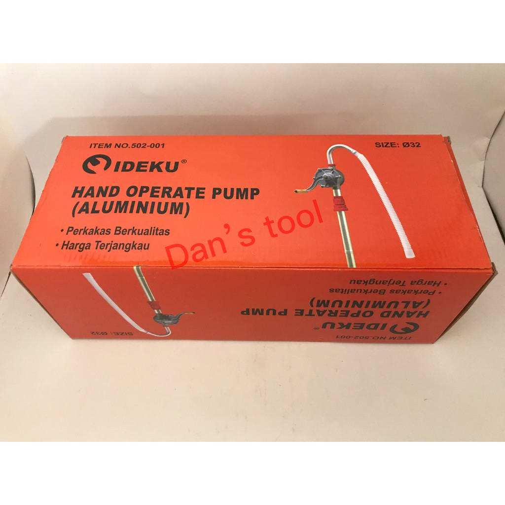 Pompa Oli Drum Alumunium / Hand Rotary Oil Pump