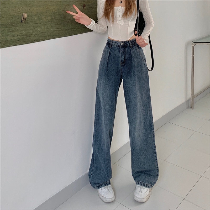 high waist new boyfriend jeans high waist murah