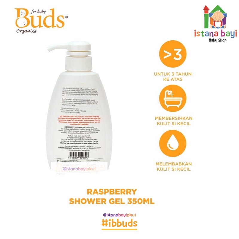 Buds Organics - Shampoo 350ml all varian / Shampoo Anak