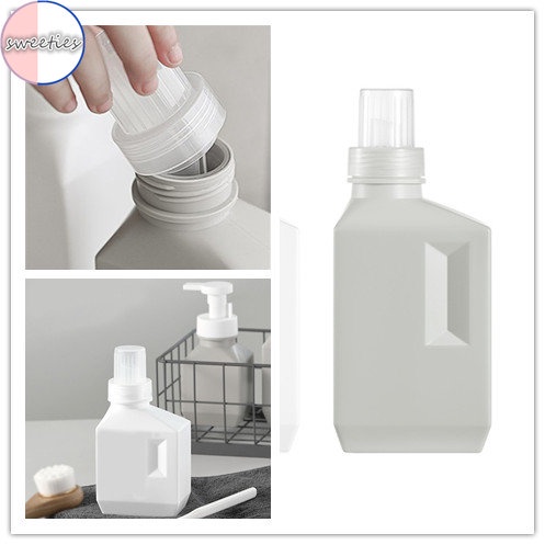 600/1000ml Rumah Tangga Serba Guna Pelembut Pakaian Shampoo Laundry detergent storage bottle lotion dispenser sub-Paket Botol