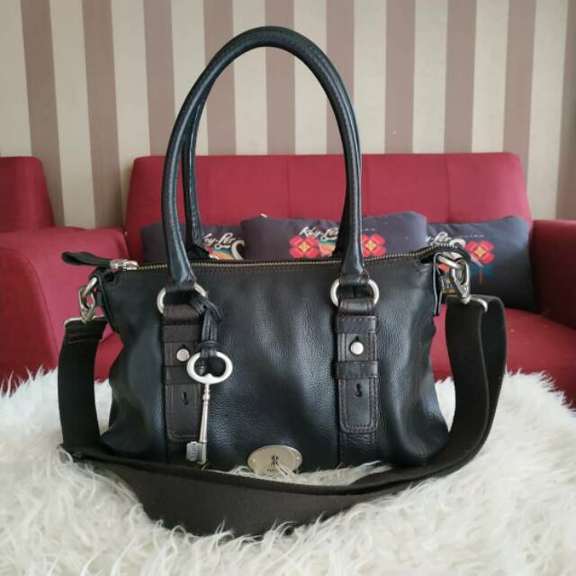 Fossil Maddox Satchel Preloved