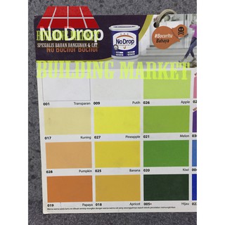 CAT TEMBOK EXTERIOR NO DROP WATERPROOFING 20 KG READY MIX CAT TEMBOK EXTERIOR NO DROP WATERPROOFING 20 KG READY MIX