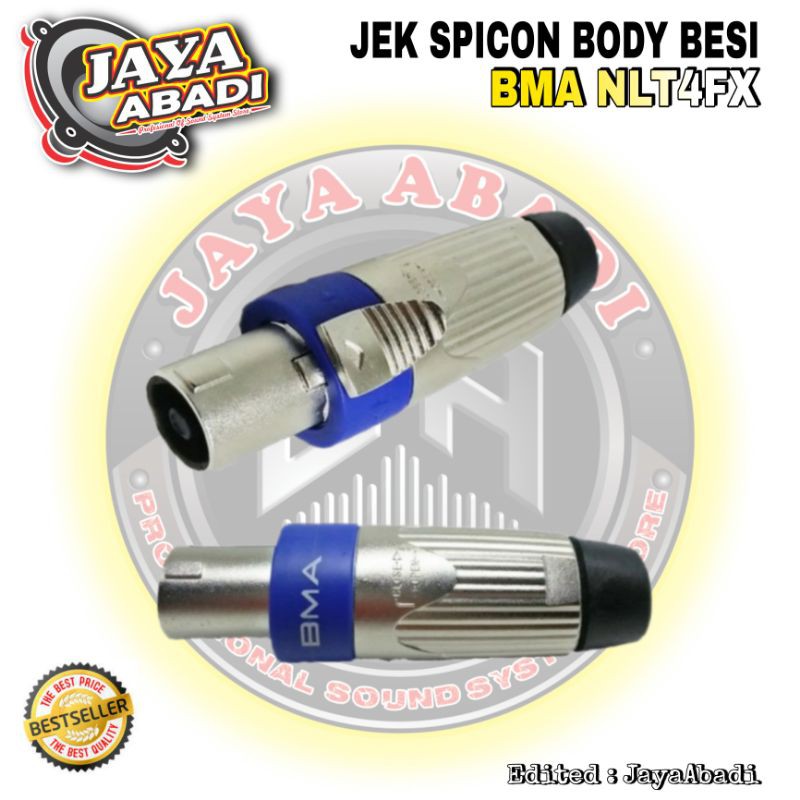 Jeck Speakon Body Besi BMA NLT4FX ORIGINAL