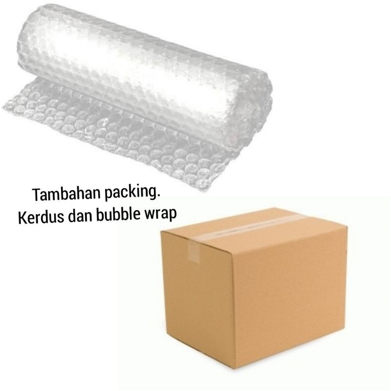 

PACKING EXTRA | TAMBAHAN PACKING KARDUS DAN BUBBLE WRAP.