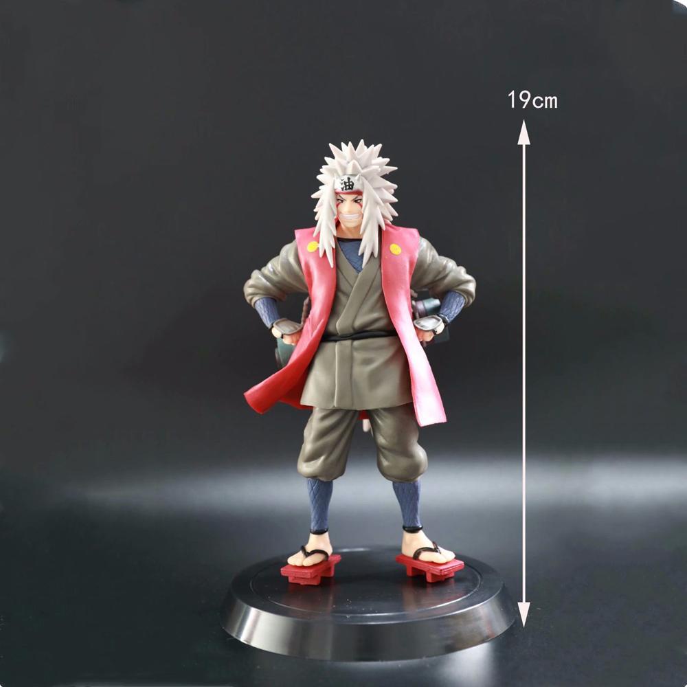 QUINTON Mainan Model Anime Naruto Gama Sennin Jiraiya PVC Naruto Guru Naruto Jiraiya