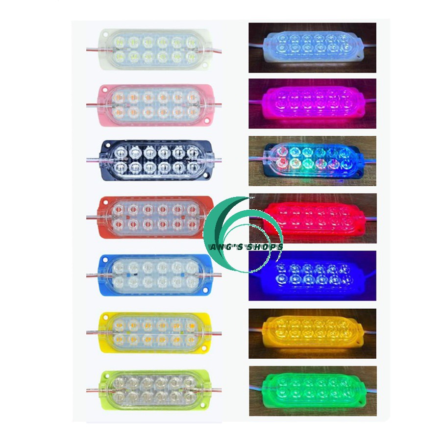 LAMPU LED 12 mata warna warni 12V Mobil Motor Termurah