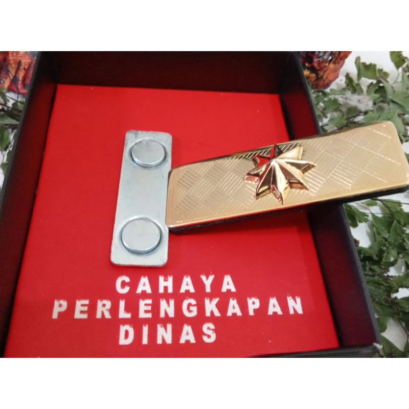 Tanda Jabatan Kerah ASN 4C Bintang 1