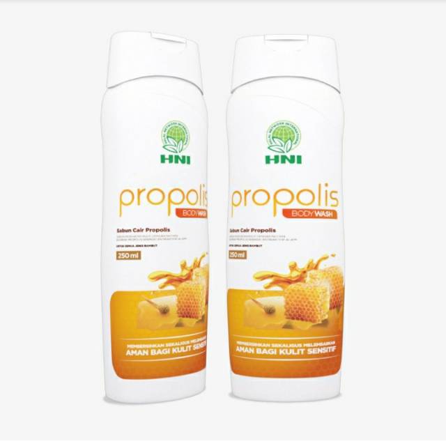 Body Wash Propolis HNI / Sabun Cair Tubuh Herbal Propolis / Herbal HPAI