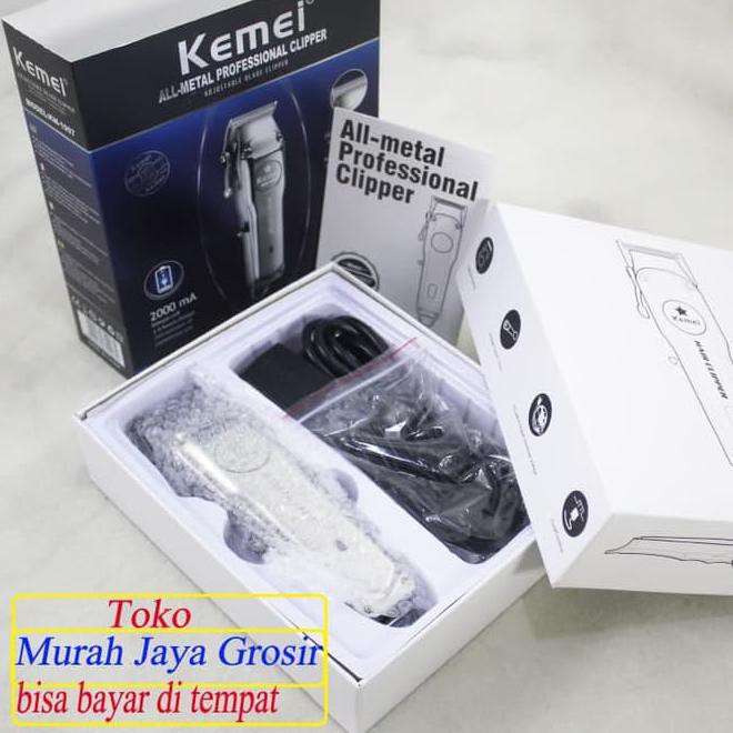 KEMEI KM 1997 PROFESIONAL BARBER alat cukur mesin cukur rambut cas