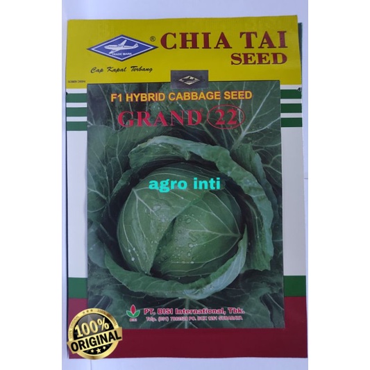 benih kubis GRAND 22 isi 15gr