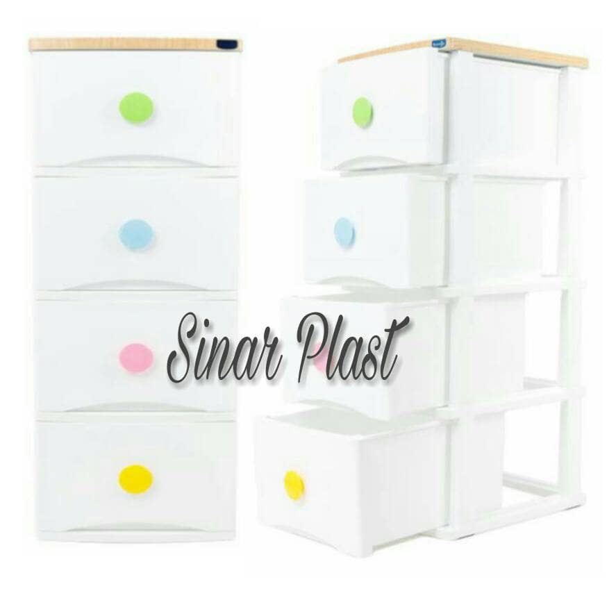 LEMARI PLASTIK LEMARI PAKAIAN Laci Rovega Gloria 4