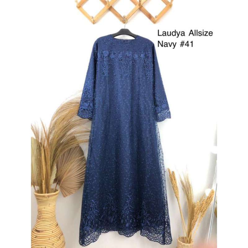 Laudya dress || Gamis Brukat || Gamis Kondangan