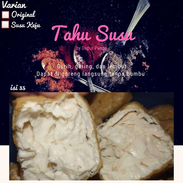 Tahu susu dan tahu susu keju