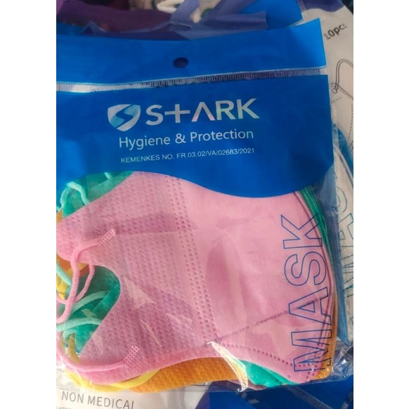 masker duckbill warna warni