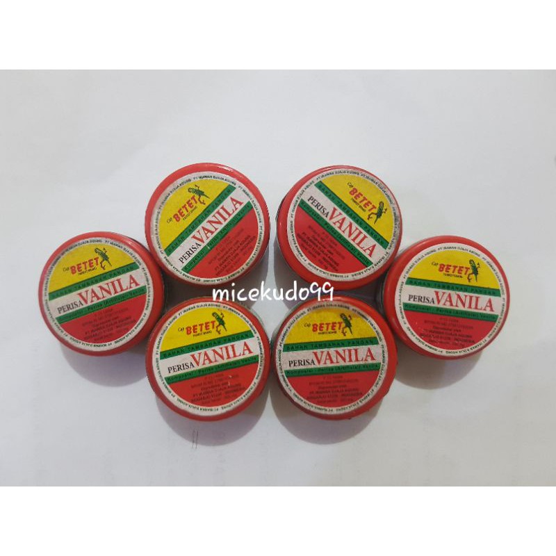 

PERISA VANILA VANILI CAP BETET ISI 6 POT