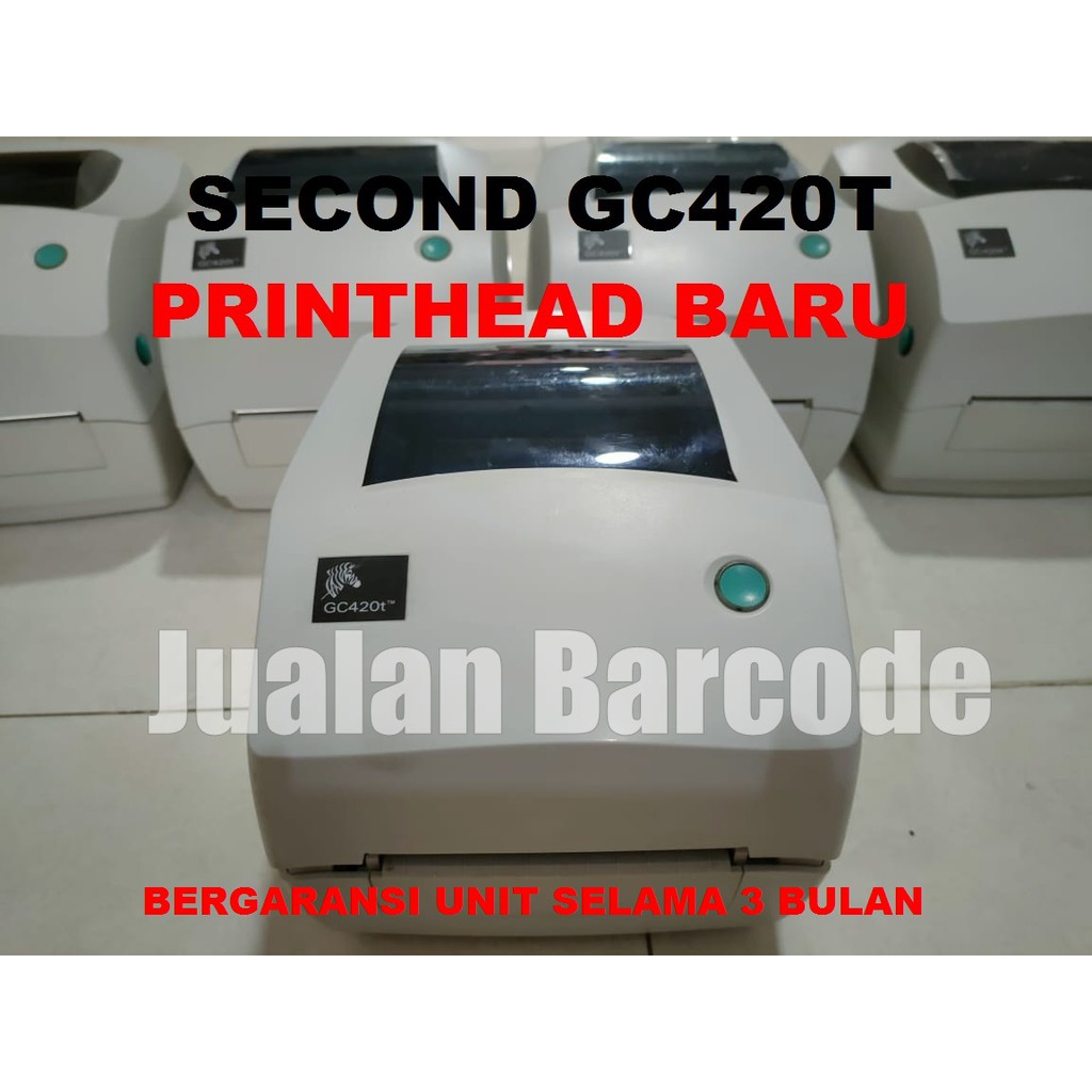 SECOND PRINTER CETAK LABEL RESI PENGIRIMAN | EXPEDISI | BOARDING PASS  ZEBRA GC420 GC 420T | GK888