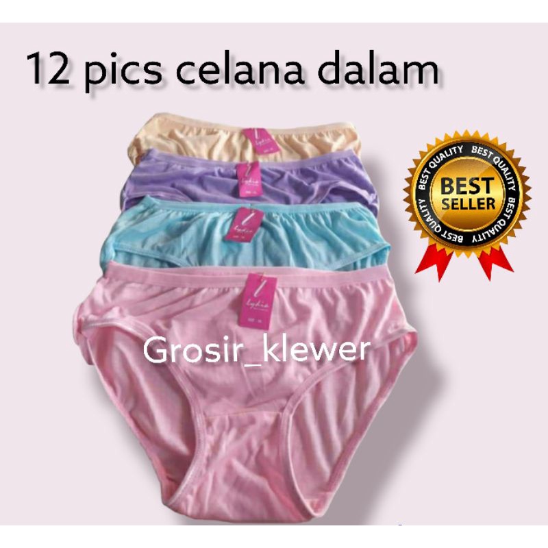 Celana dalam wanita //CD cewek //CD perempuan lusinan isi 12 pics