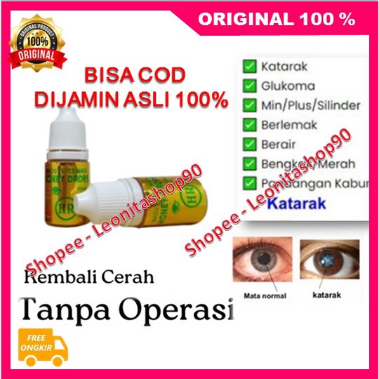 [BISA COD] PROMO Noni Eye Gurah Herbal Tetes Mata Atasi Mata Minus Katarak Silinder Honey Noni Eye O